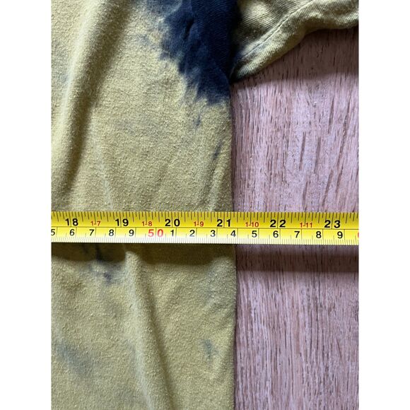 Harry Potter Hufflepuff Yellow Tie Dye Wizard T Shirt Tee Top Mens Size Medium - Picture 7 of 7